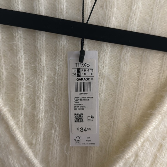 GARAGE, CREAM SWEATER, SIZE XS, NEVER WORN - Picture 4 of 4